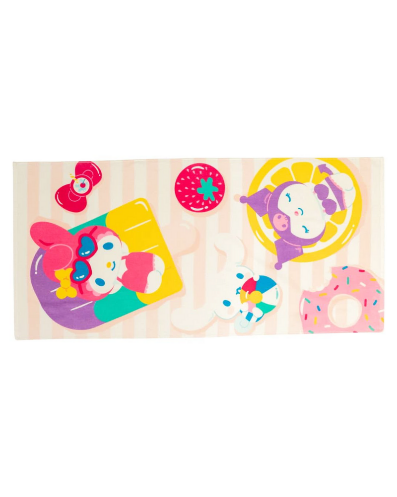 Sanrio Characters Ice Cream Float Beach Towel $11.99 Travel