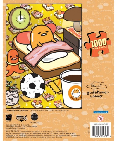Gudetama Work From Bed 1000-pc Puzzle $9.35 Toys
