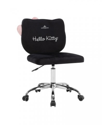 Hello Kitty x Impressions Vanity Kawaii Swivel Chair (Black) $132.82 Home Goods