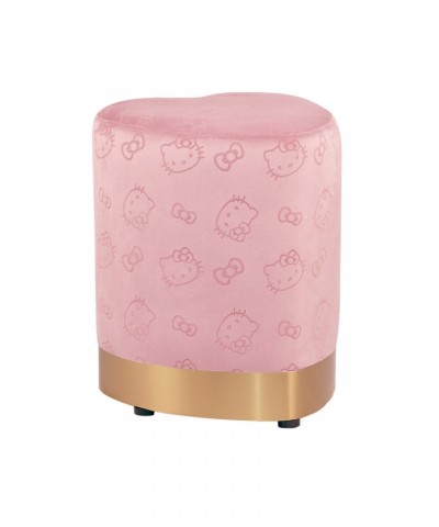 Hello Kitty x Impressions Vanity Heart Ottoman (Pink) $61.04 Home Goods