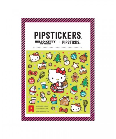 Hello Kitty x Pipsticks Gingerbread Dreams Sticker Sheet $2.69 Stationery