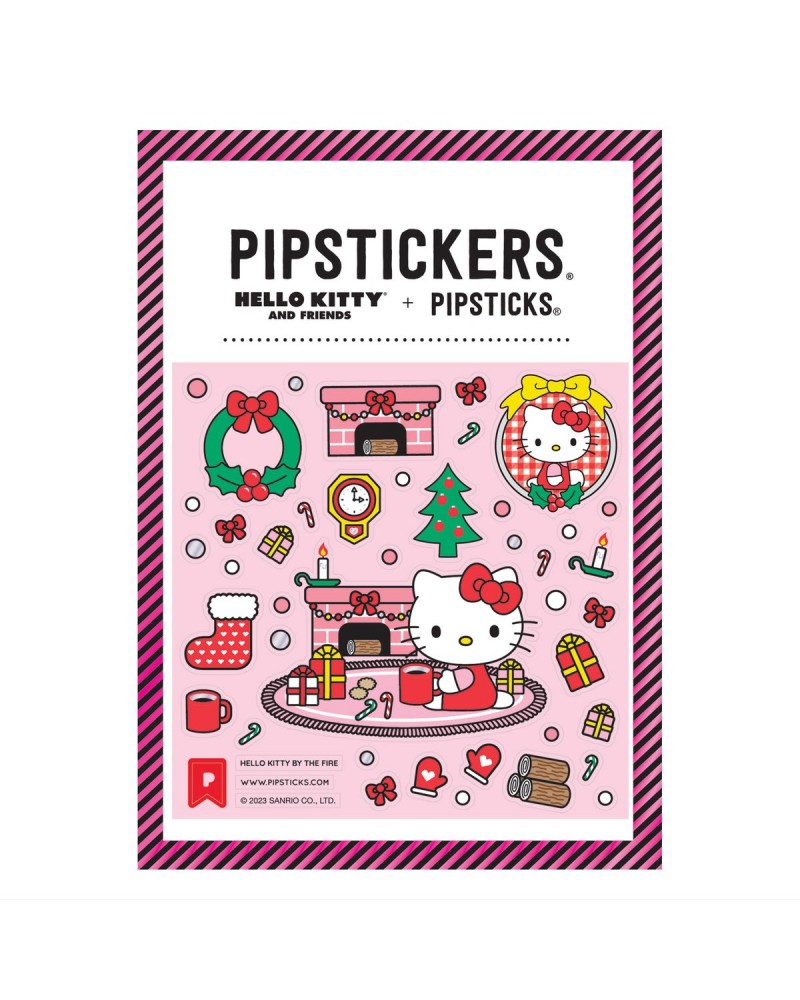 Hello Kitty x Pipsticks By The Fire Sticker Sheet $2.59 Stationery