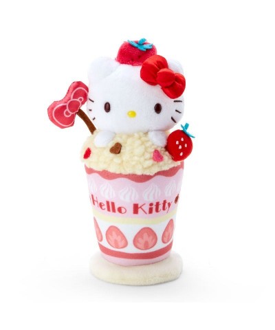 Hello Kitty Plush Mascot Keychain (Parfait Shop Series) $16.24 Accessories