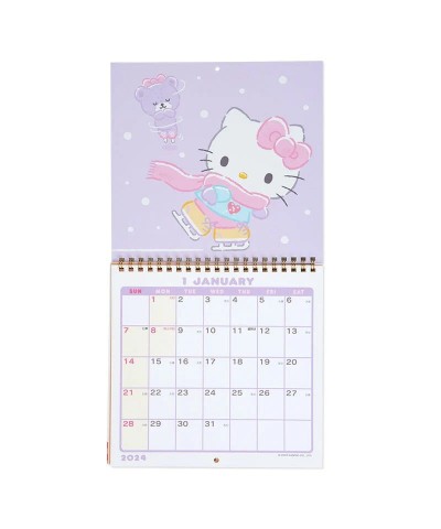 Hello Kitty 2024 Wall Calendar $7.66 Seasonal