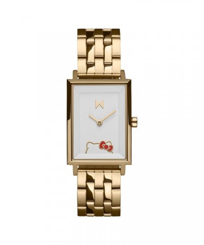 Hello Kitty x MVMT Signature Square Watch (Yellow Gold) $110.88 Jewelry