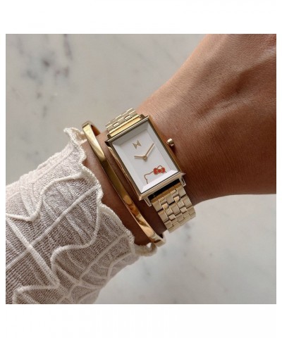 Hello Kitty x MVMT Signature Square Watch (Yellow Gold) $110.88 Jewelry