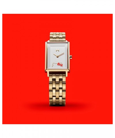 Hello Kitty x MVMT Signature Square Watch (Yellow Gold) $110.88 Jewelry