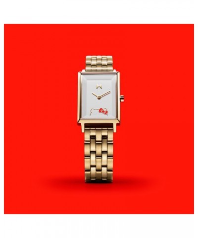 Hello Kitty x MVMT Signature Square Watch (Yellow Gold) $110.88 Jewelry