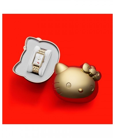 Hello Kitty x MVMT Signature Square Watch (Yellow Gold) $110.88 Jewelry