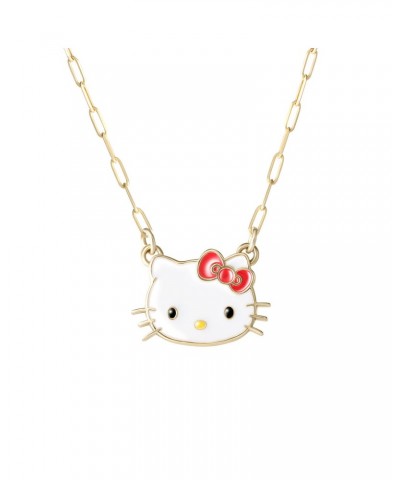 Hello Kitty 10K Yellow Gold Mini Link Necklace $149.60 Jewelry