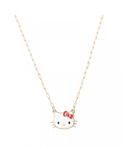 Hello Kitty 10K Yellow Gold Mini Link Necklace $149.60 Jewelry