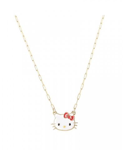 Hello Kitty 10K Yellow Gold Mini Link Necklace $149.60 Jewelry