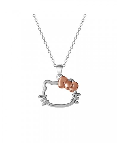 Hello Kitty Sterling Silver Silhouette Necklace $23.04 Jewelry