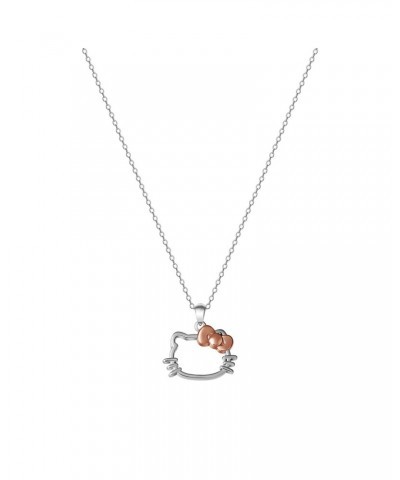 Hello Kitty Sterling Silver Silhouette Necklace $23.04 Jewelry