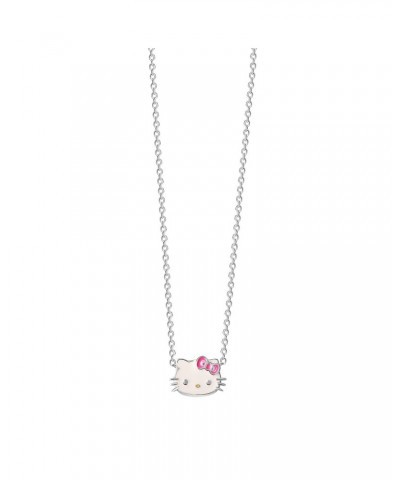 Hello Kitty Sterling Silver Enamel Necklace $21.56 Jewelry