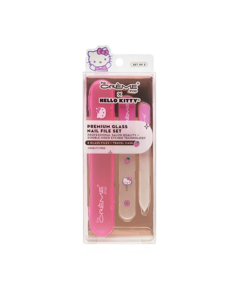 Hello Kitty x The Crème Shop Premium Glass Nail File Set (Pink) $5.28 Beauty