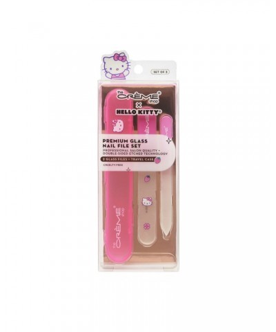 Hello Kitty x The Crème Shop Premium Glass Nail File Set (Pink) $5.28 Beauty