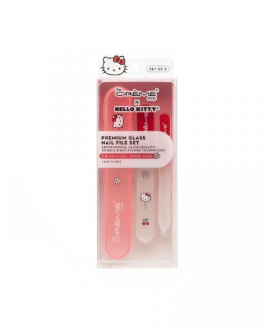 Hello Kitty x The Crème Shop Premium Glass Nail File Set (Red) $6.11 Beauty
