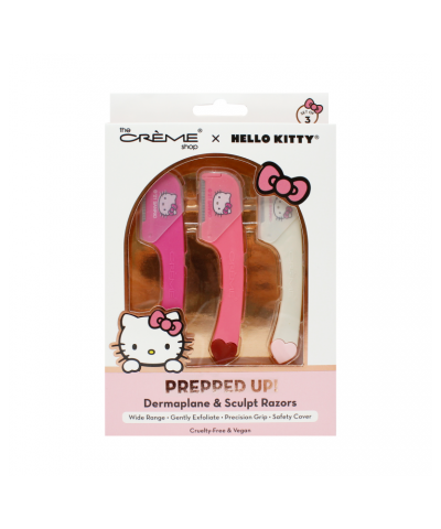 Hello Kitty x The Crème Shop Prepped Up! Dermaplane and Sculpt Razors (Pink) $5.76 Beauty