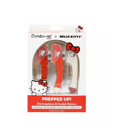 Hello Kitty x The Crème Shop Prepped Up! Dermaplane and Sculpt Razors (Red) $5.76 Beauty