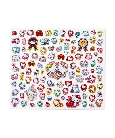Hello Kitty 100-Piece Glitter Sticker Sheet $2.31 Stationery