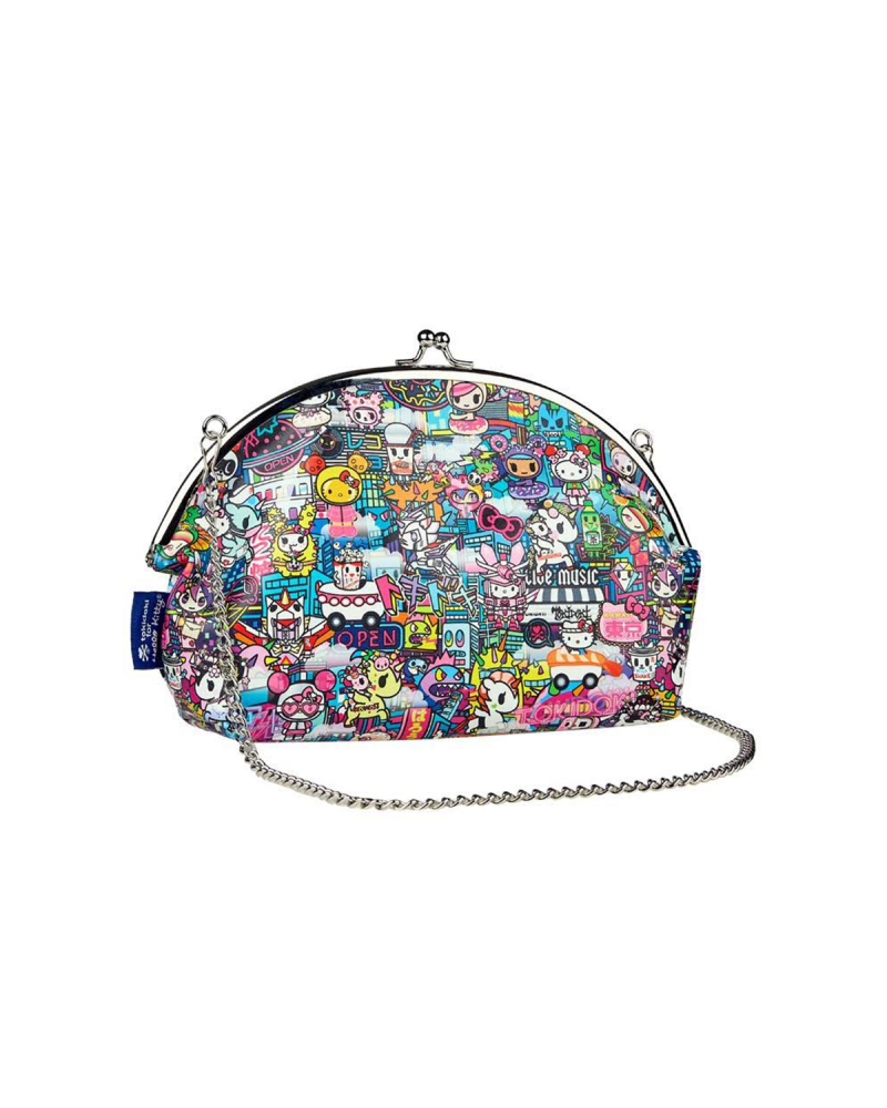 Hello Kitty x Tokidoki Kiss Lock Purse (Midnight Metropolis) $15.12 Bags