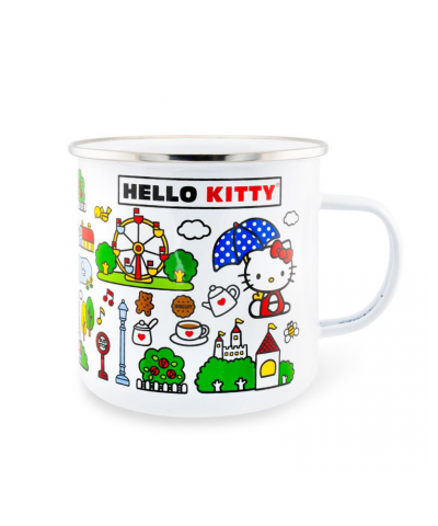 Hello Kitty Enamel Camper Coffee Mug $4.75 Home Goods