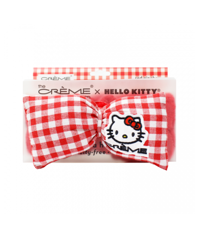 Hello Kitty x The Crème Plush Spa Teddy Headyband (Red Gingham) $7.84 Beauty