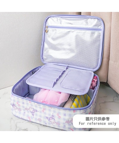 Hello Kitty Gingham Cosmetic Travel Case $20.14 Bags