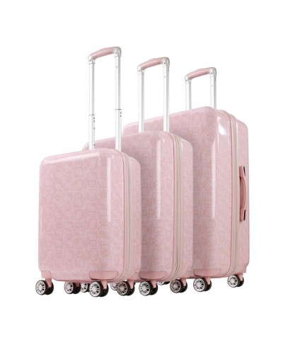 Hello Kitty x FUL 3-Piece Hardshell Luggage Set in Pink $203.49 Travel
