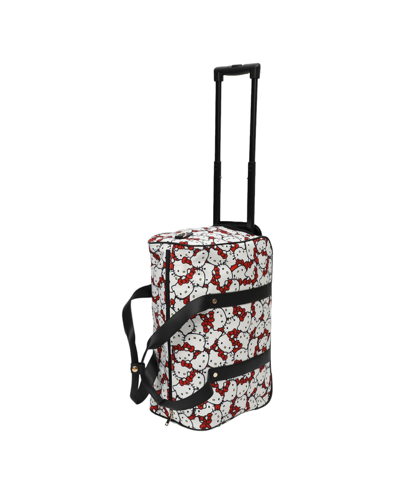 Hello Kitty All-Over Print Rolling Duffle Bag $51.00 Travel