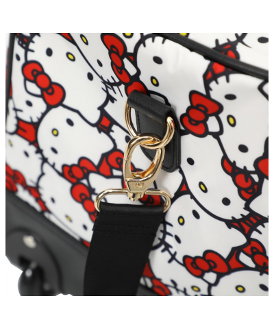 Hello Kitty All-Over Print Rolling Duffle Bag $51.00 Travel