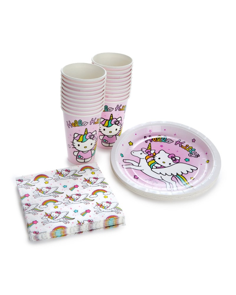 Hello Kitty Unicorn Rainbow 60-pc Party Pack $11.50 Seasonal