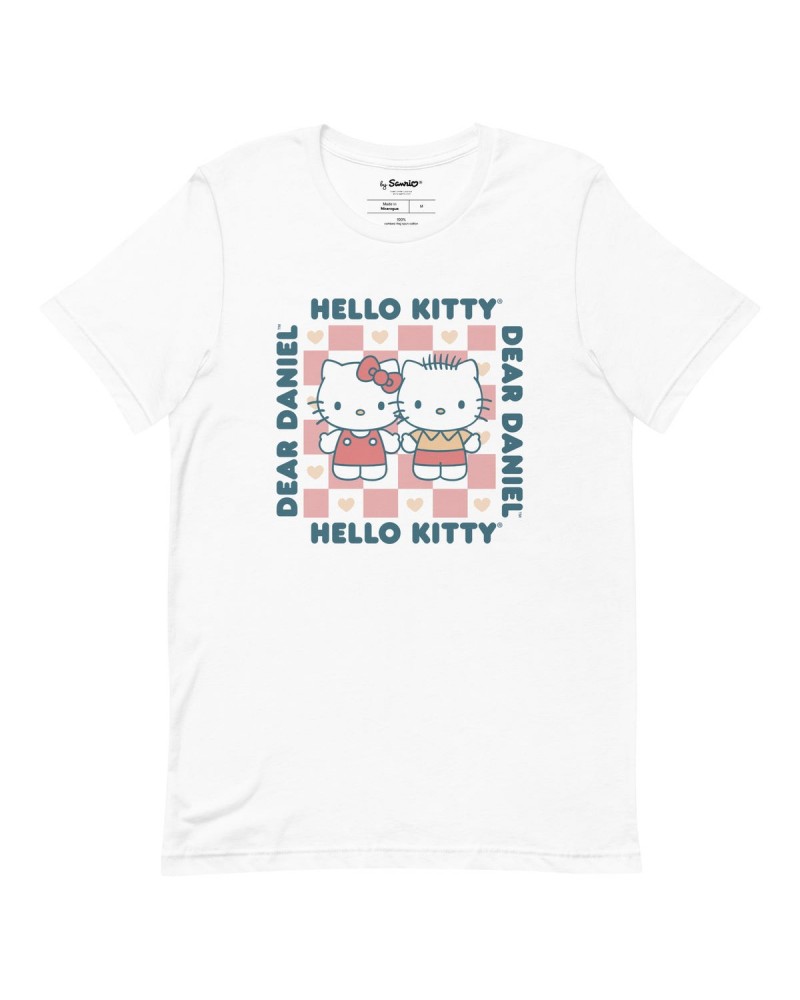 Hello Kitty & Dear Daniel Checkerboard Tee $9.40 Apparel