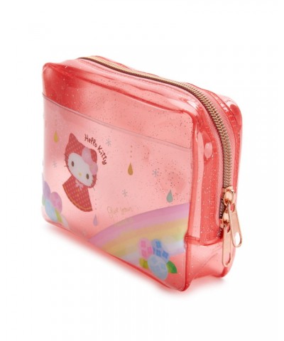 Hello Kitty Glitter Zipper Pouch (Rainy Days Series) $17.64 Bags