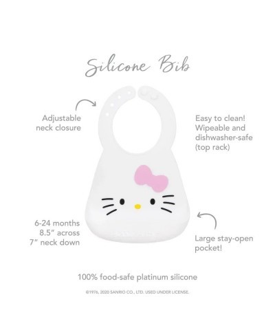 Hello Kitty x Bumkins Silicone Bib $10.59 Kids