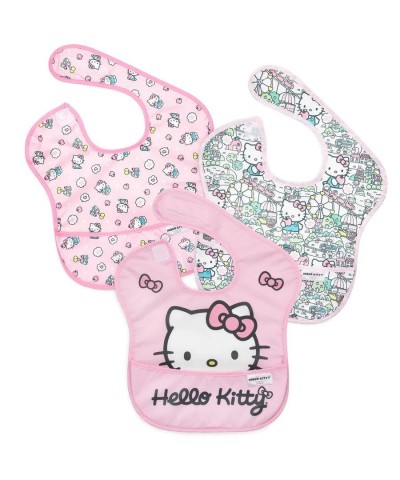 Hello Kitty x Bumkins SuperBib 3-Piece Set $9.85 Kids