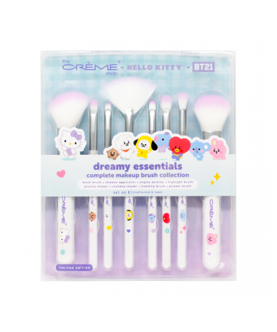 Hello Kitty & BT21 Dreamy Essentials Makeup Brush Collection (Set of 8) $13.44 Beauty