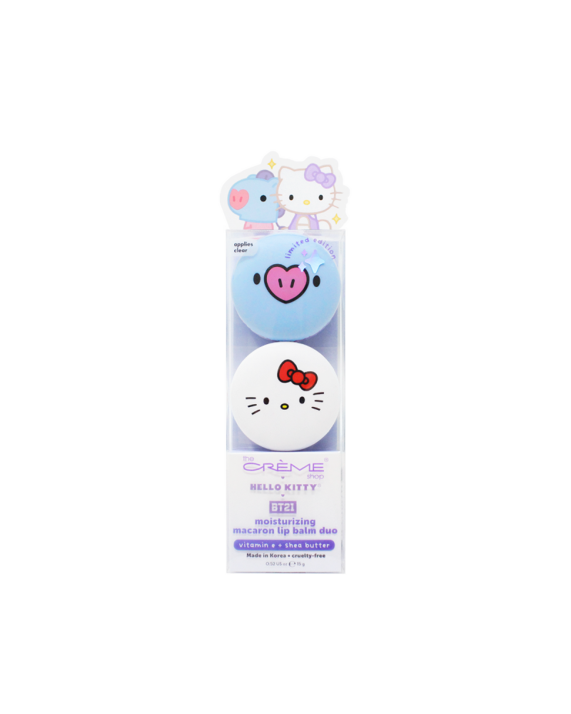 Hello Kitty & BT21 MANG Moisturizing Macaron Lip Balm Duo $9.54 Beauty