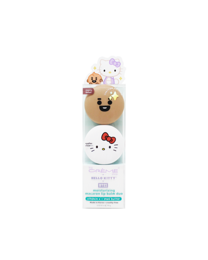 Hello Kitty & BT21 SHOOKY Moisturizing Macaron Lip Balm Duo $10.62 Beauty