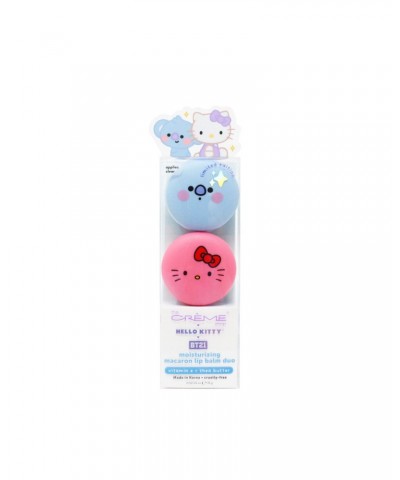 Hello Kitty & BT21 KOYA Moisturizing Macaron Lip Balm Duo $8.82 Beauty