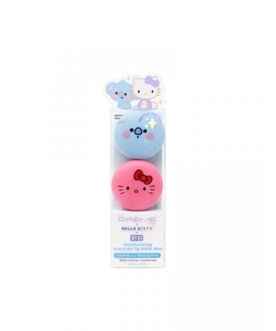 Hello Kitty & BT21 KOYA Moisturizing Macaron Lip Balm Duo $8.82 Beauty