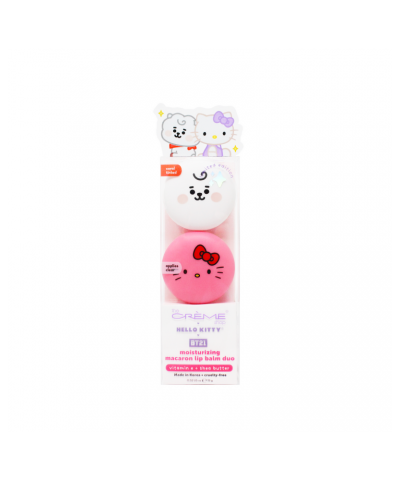 Hello Kitty & BT21 RJ Moisturizing Macaron Lip Balm Duo $7.74 Beauty