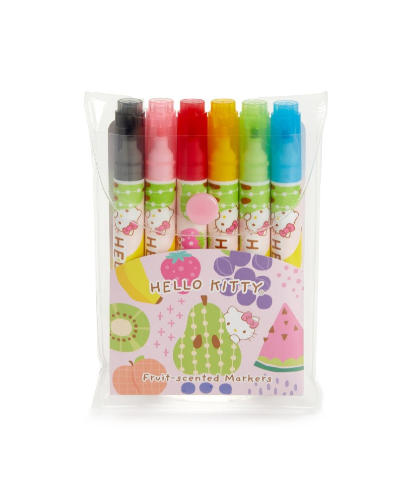 Hello Kitty Fruit Scented Marker Set $8.99 Stationery