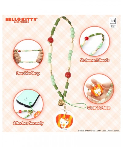 Hello Kitty Apple Beaded Charm Mobile Phone Wrist Strap $7.35 Charm Strap