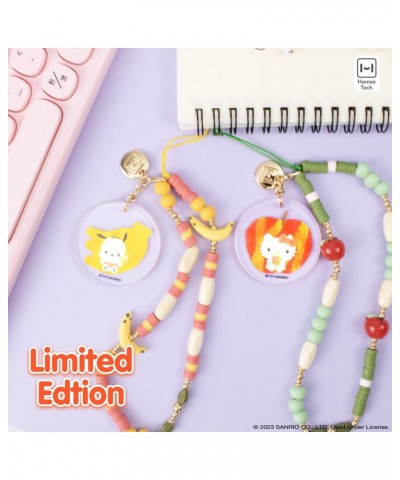 Hello Kitty Apple Beaded Charm Mobile Phone Wrist Strap $7.35 Charm Strap