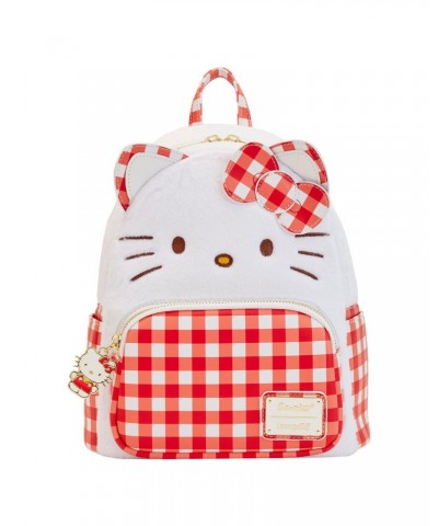 Hello Kitty x Loungefly Gingham Mini Backpack $40.32 Bags
