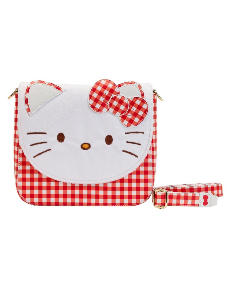 Hello Kitty x Loungefly Gingham Crossbody Bag $27.20 Bags