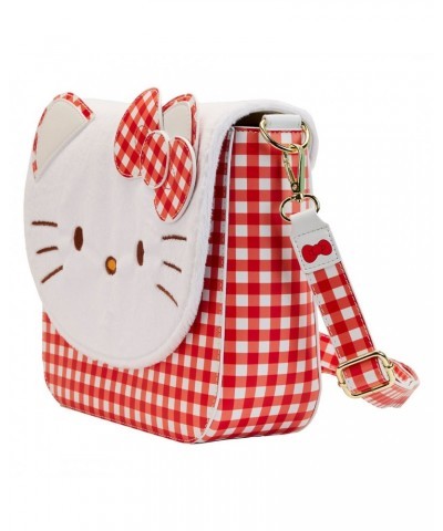 Hello Kitty x Loungefly Gingham Crossbody Bag $27.20 Bags