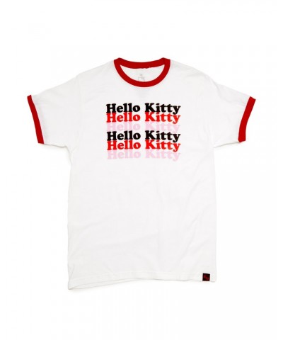 Hello Kitty Sanrio Original Logo Ringer Tee $4.40 Apparel